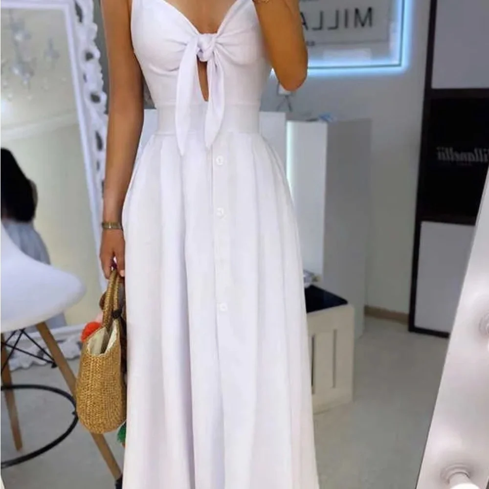 New Chic White Strapless Dress size